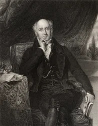Sir Charles Mansfield Clarke, gravado por J. Cochran, da &39;National Portrait Gallery, Volume I&39;, publicado em 1820